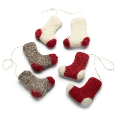 Filzanhänger Socken