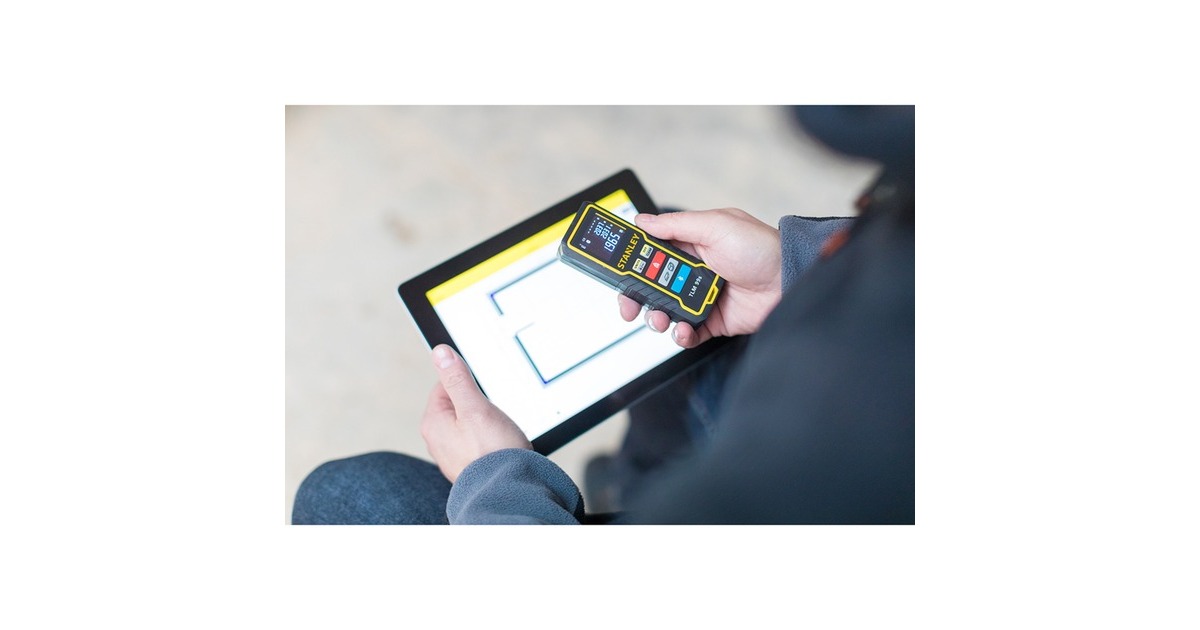 StanleyLaserafstandsmeter TLM99S  (Geel/zwart, Bluetooth)