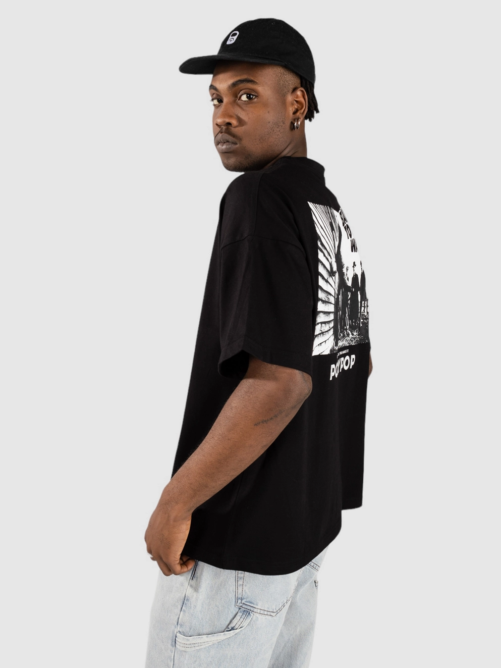 Polypop Balls To The Wall Boxy Fit T-Shirt black
