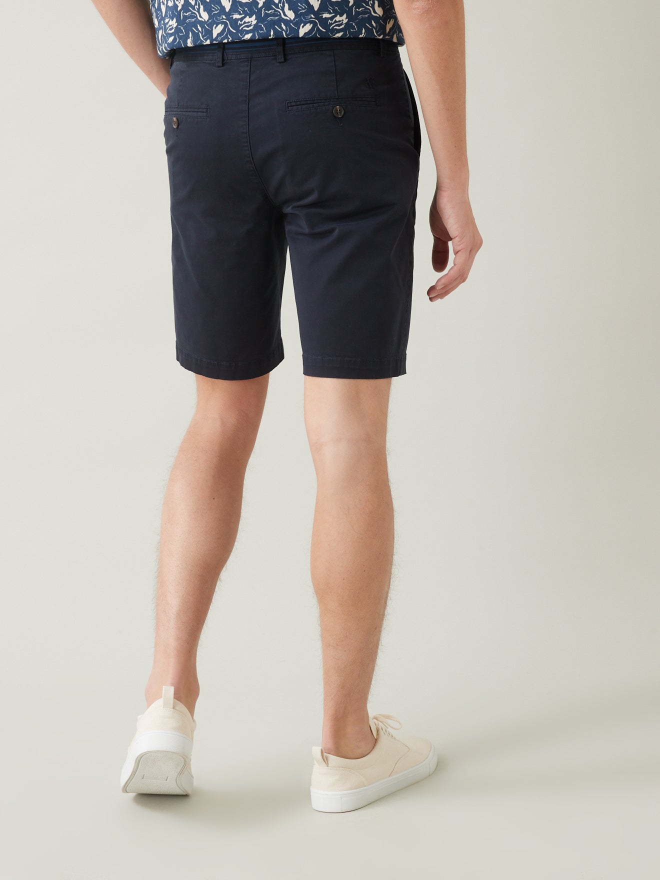 Bermuda droit homme coton stretch