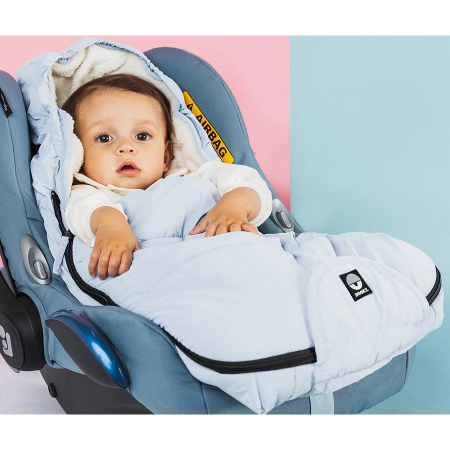 Dooky Fußsack für Kinderwagen Frosted Blue Montain