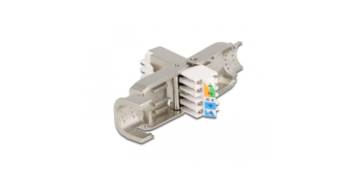 DeLOCKRJ45 Stekker Cat.6a STP toolfree