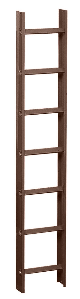 Zarges dakladder, 10 sporten, bruin