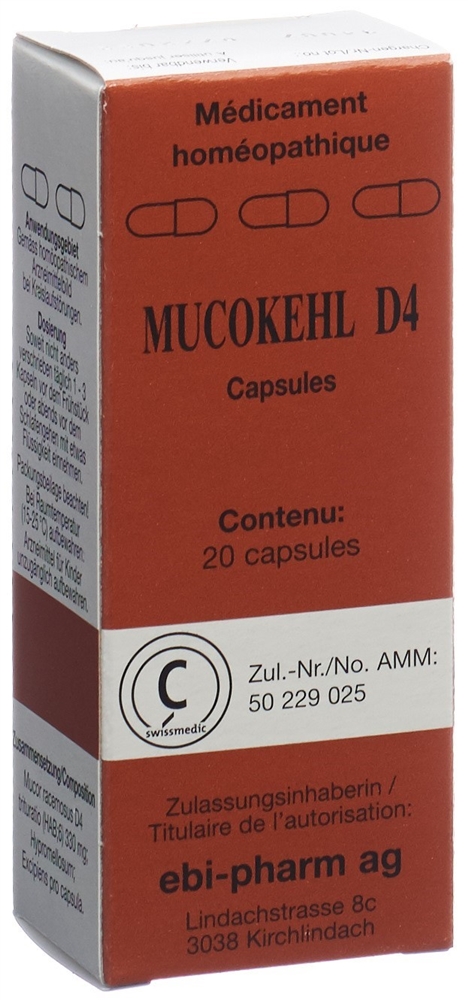 MUCOKEHL Kaps 4 D Blist 20 Stk