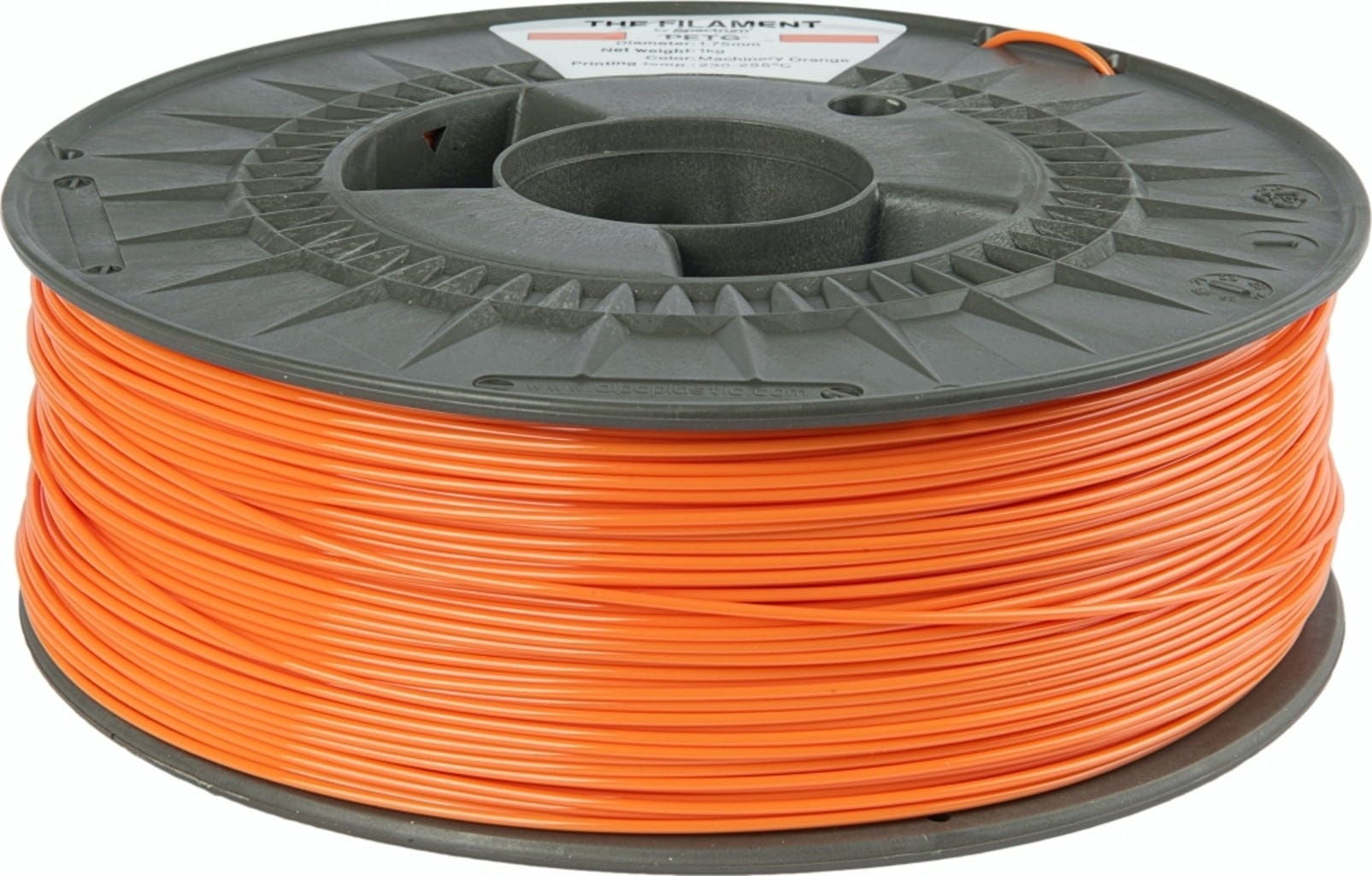 The Filament  PETG Machinery Orange, 1,75 mm / 1000 g    Erschwingliches PETG in Machinery Orange