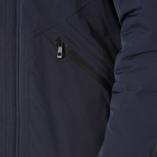 Doudoune Capuche Bleu Marine