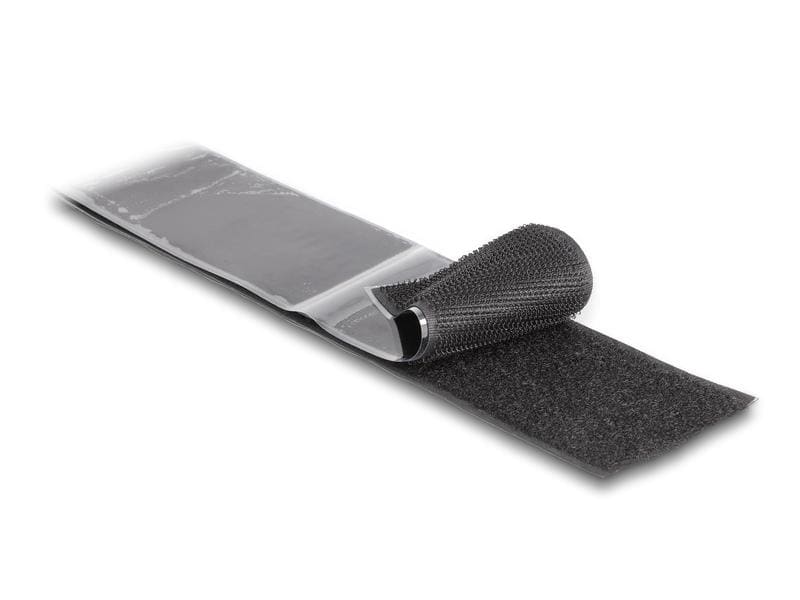 Delock Klettband 15m x 50mm Strapazierfähig Schwarz Delock Strapazierfähiges Klettband selbstklebend mit Haft- und Flauschband L 15 m x B 50 mm schwarz