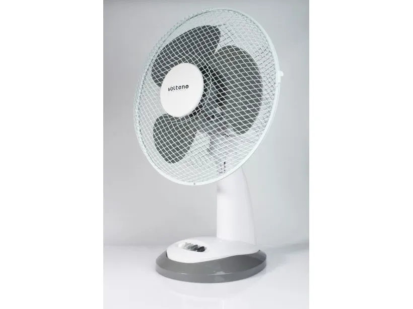 [OUTLET] - Skrivebordsventilator HVID 30cm