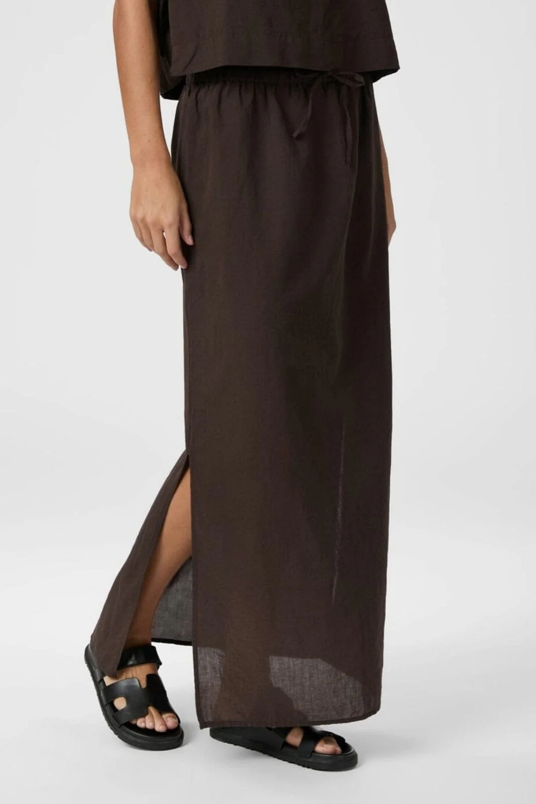 Neo Noir Noa Linen Skirt 159936