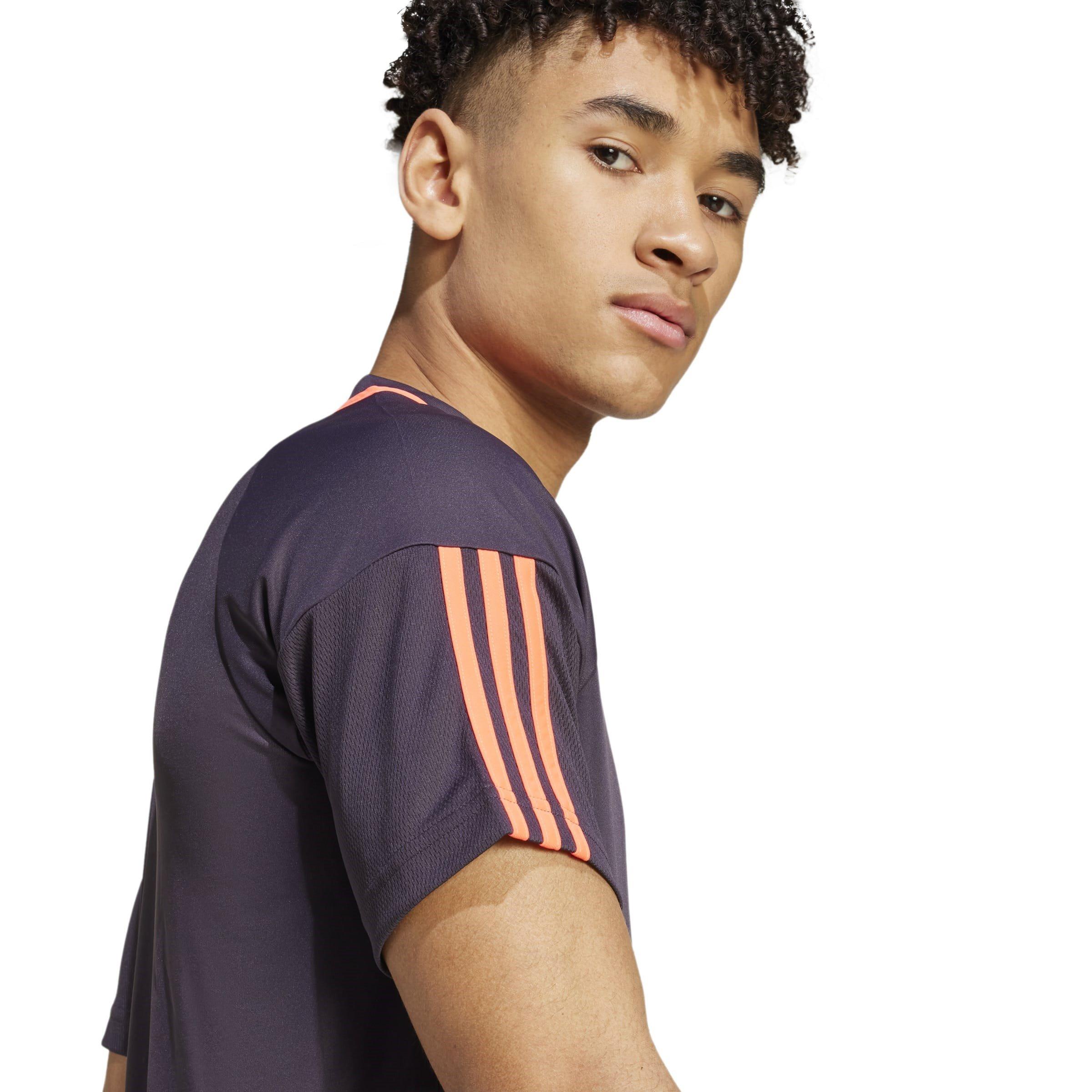 adidas Classic 3 Stripe Sereno T Shirt Mens