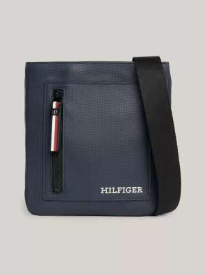 Bolsa transversal pequena Hilfiger Monotype Piqué