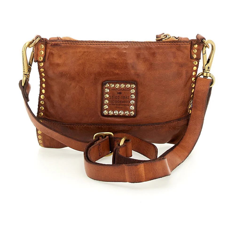 Campomaggi  Læder crossbodytaske - Cognac