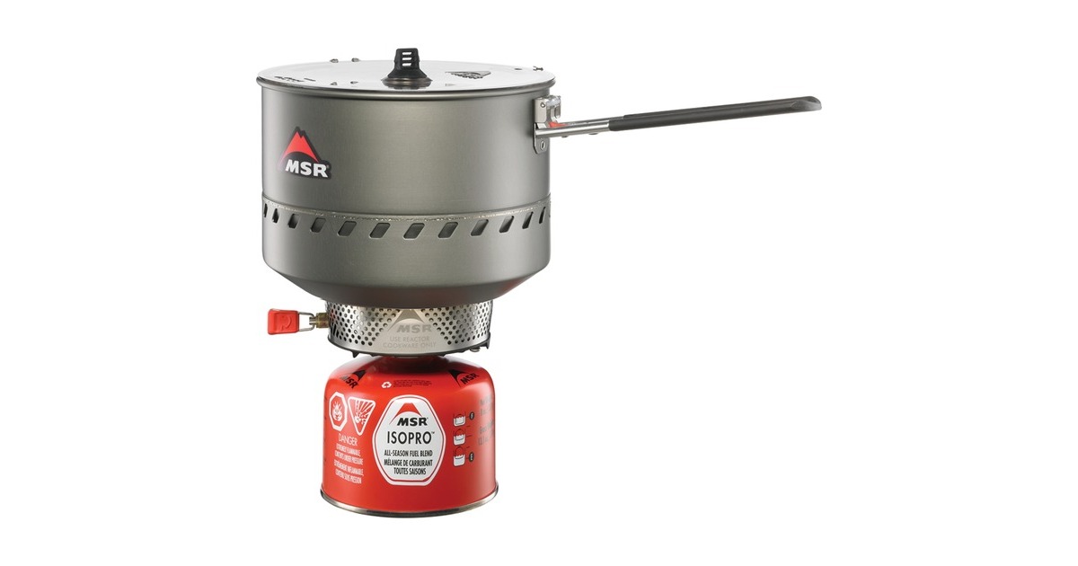 MSRReactor 2,5L Stove System gaskooktoestel  (Grijs, incl. bijpassende pot, model 2021)