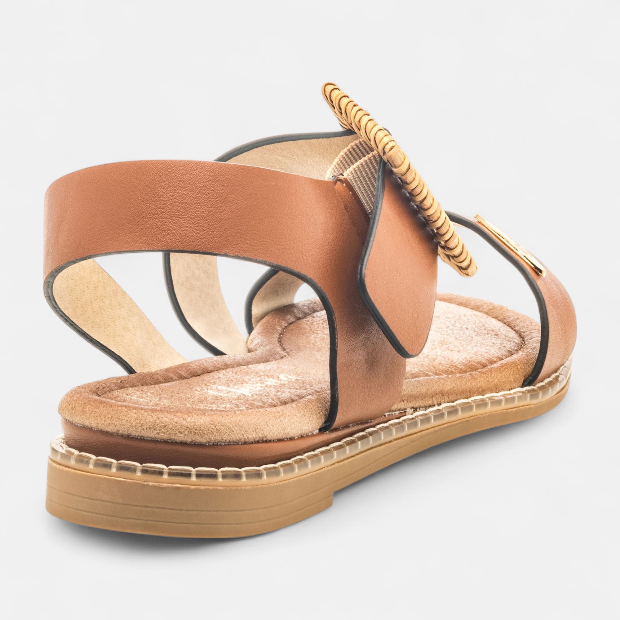 Sandales Femme cognac