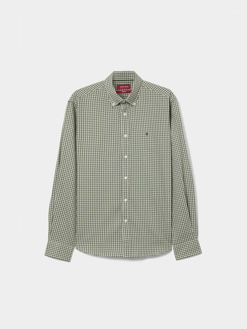 Camisa regular fit xadrez