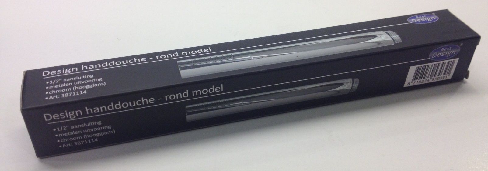 Best Design messing handdouche rond chroom