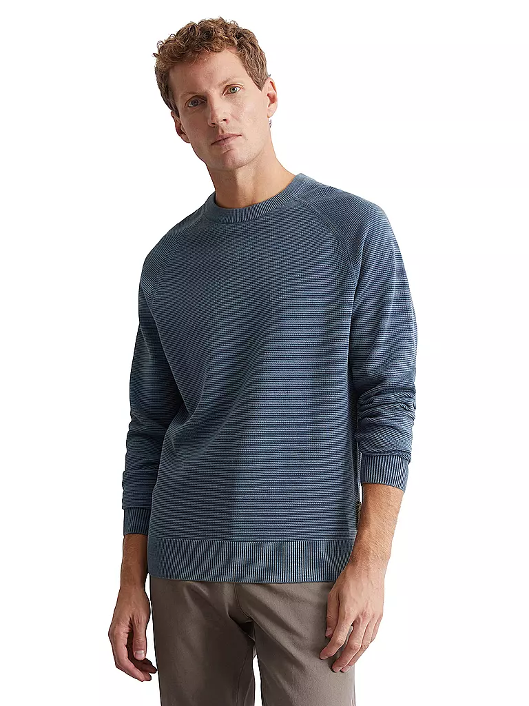 MARC O'POLO Pullover blau