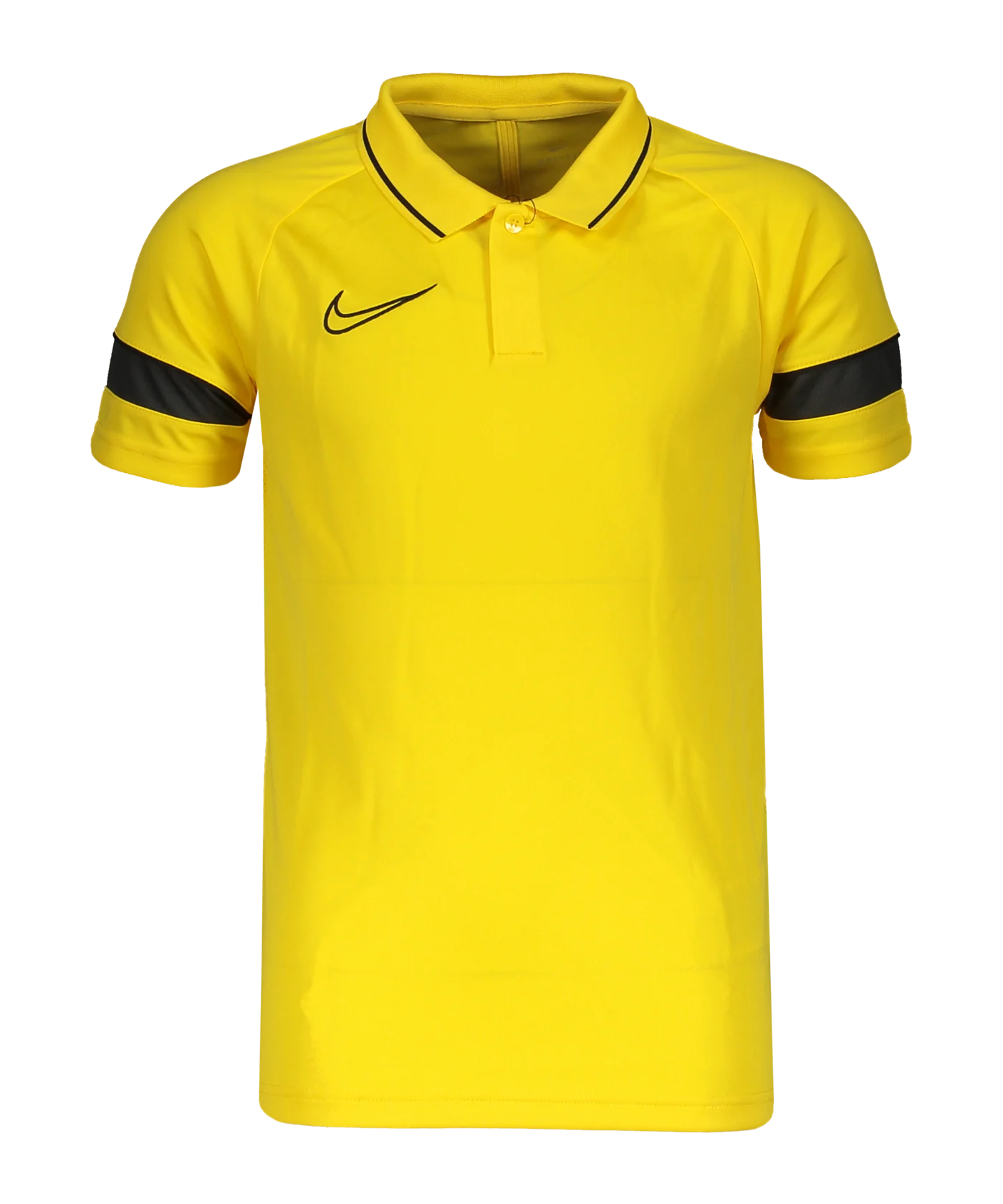 Nike Academy 21 Poloshirt Kids Gelb Schwarz F719