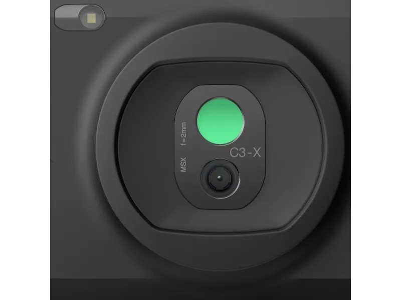 FLIR C3-X - Termisk og visuelt lyskamerakombo - kompakt - 0.012 MP - Wi-Fi - sort