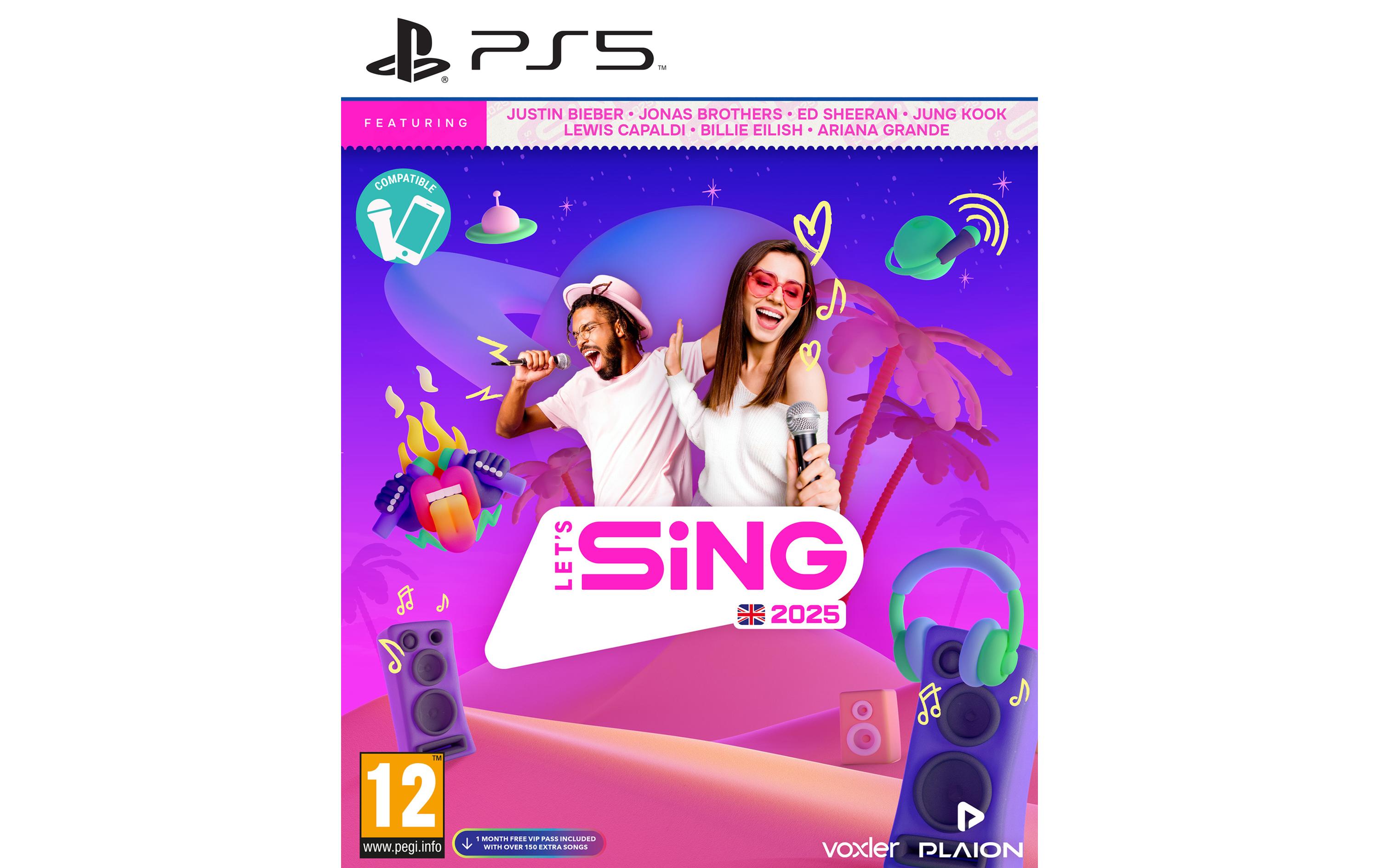 Let's Sing 2025 International VersionAnspruchsvolles Karaoke-Spiel für die PlayStation 5