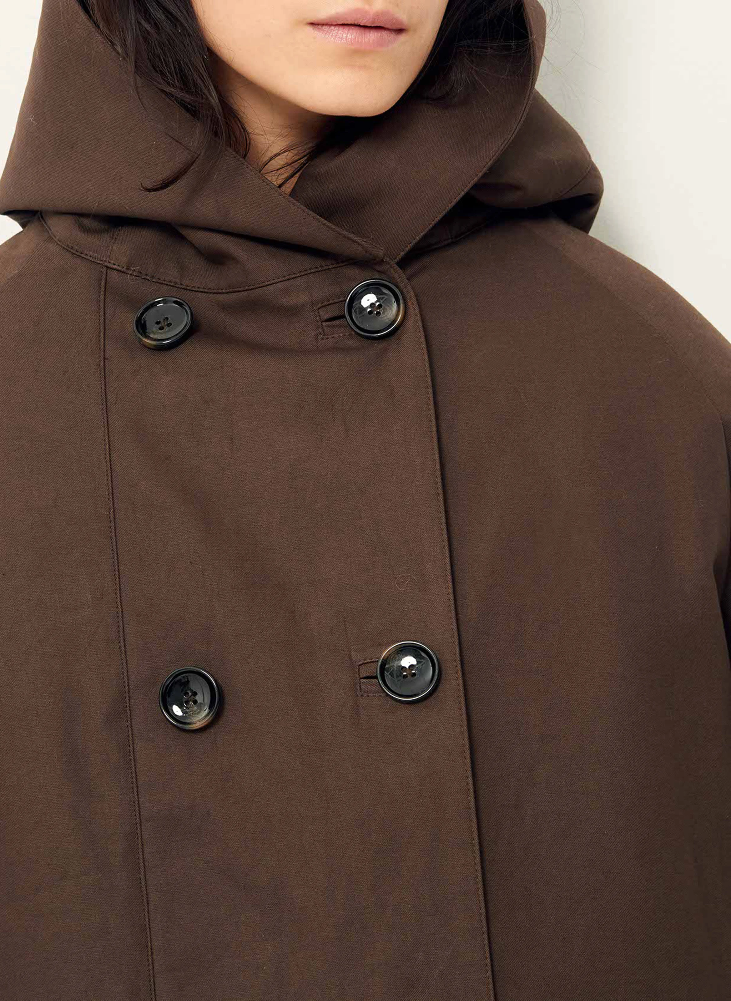 JUDISON - Parka mi-longue à capuche | Marron