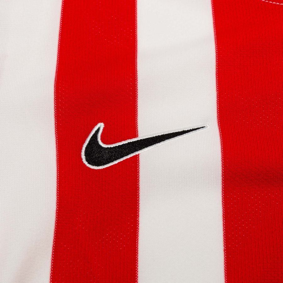 Nike Maillot Dri-FIT Striped Division IV - Blanc/Rouge/Noir Femme