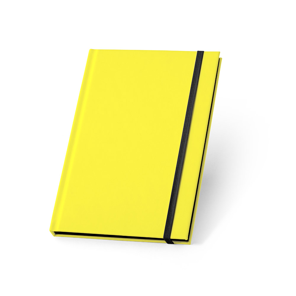 hi!dea 93269 - Bloc-notes A5 en PU fluorescent avec pages lignées