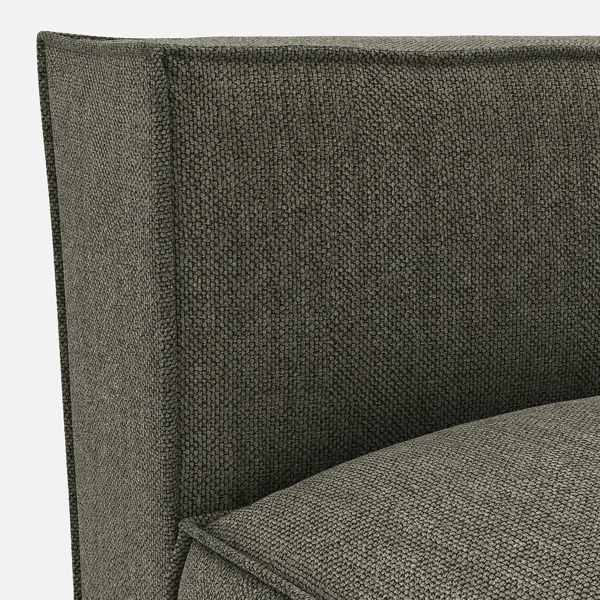 LA REDOUTE INTERIEURS<br>Sofá lounge, direito, tecido texturizado, Seven