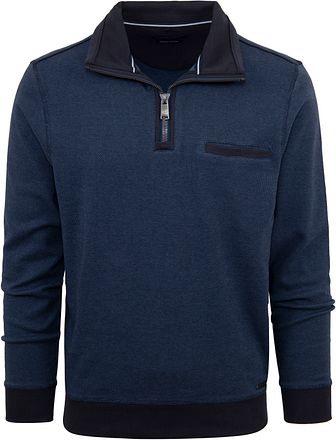 Casa Moda Halfzip Trui Blauw 413572800-116 kopen
