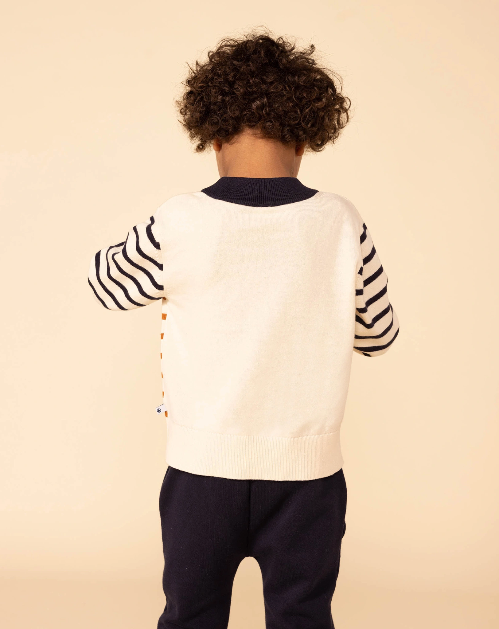 Sweatshirt LOGGIA in weiß/gelb/blau