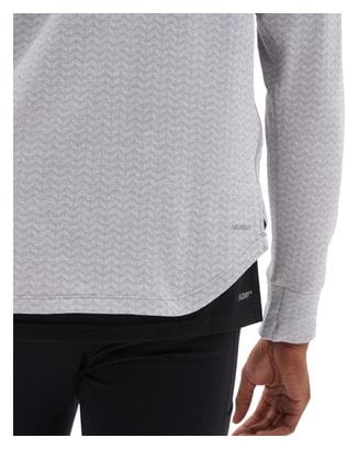Haut Thermique 1/2 Zip New Balance Heat Grid Gris clair