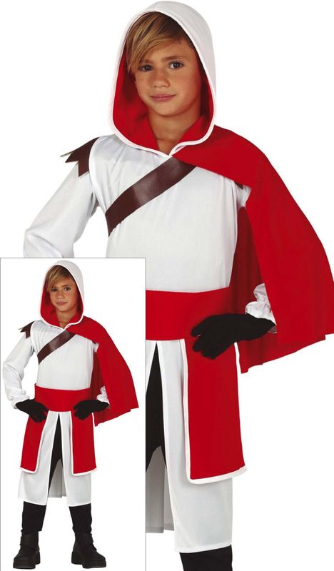 Fiestas Guirca - Verkleedpak Huursoldaat - Wit - Polyester