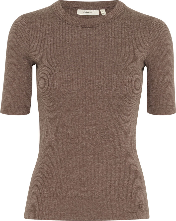 InWear DagnaIW Melange T-Shirt Brown puce melange