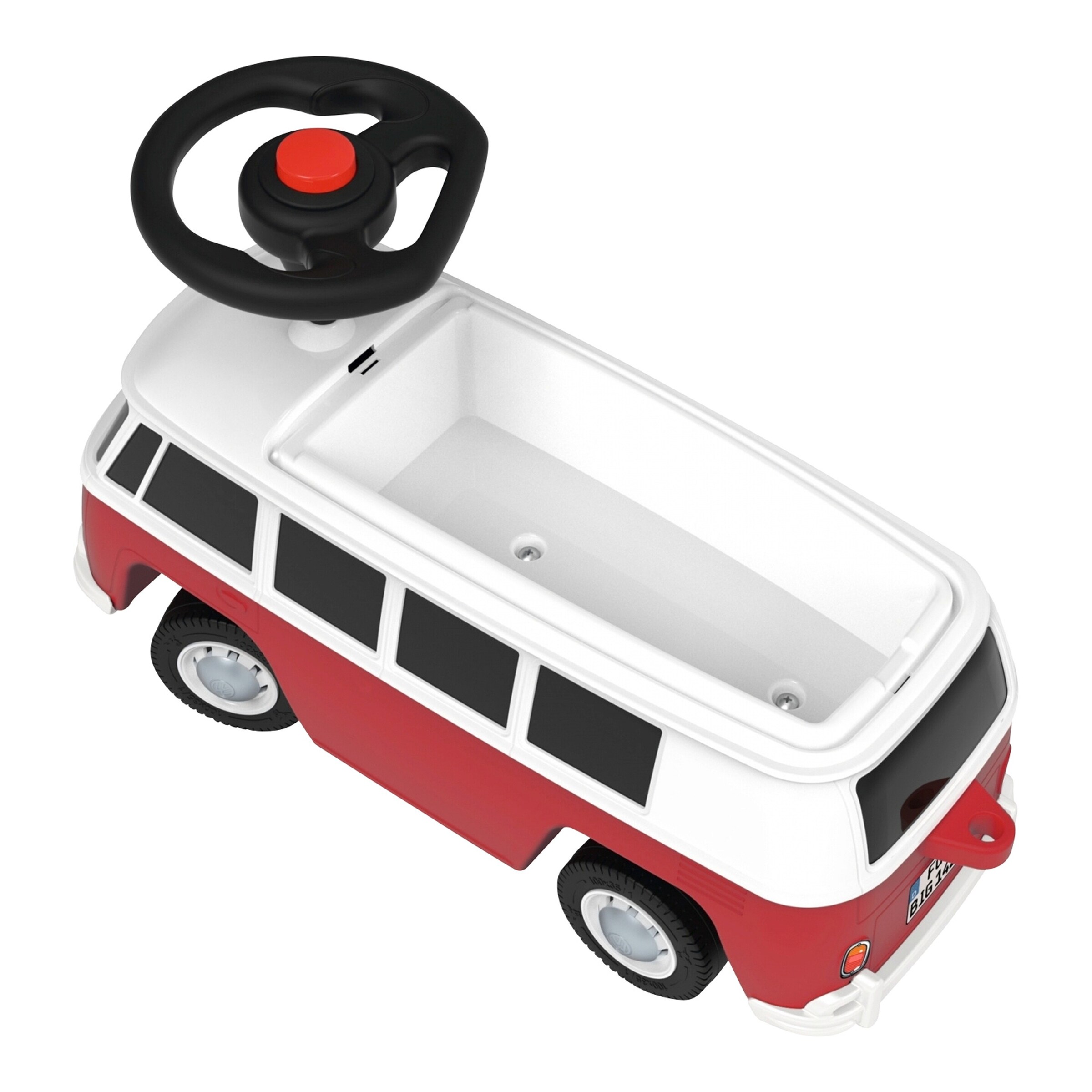 BIG Rutscher Baby VW T1 rot/weiß