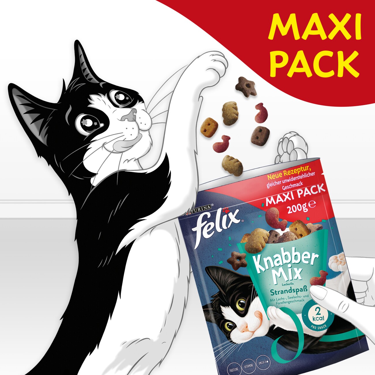 Felix KnabberMix 5x200g Strandspaß