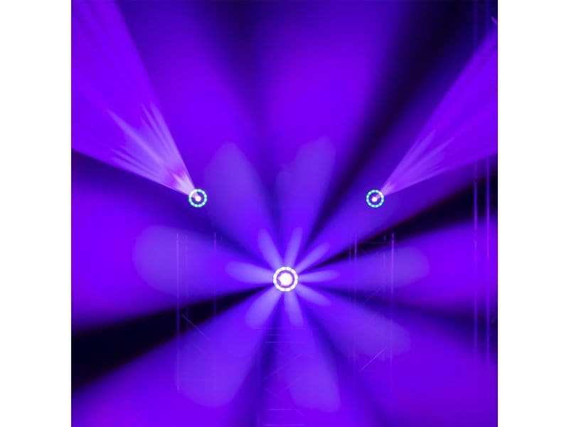 BeamZ Moving Head COBRA 100R Kompakter LED-Moving Head mit LED-Ring