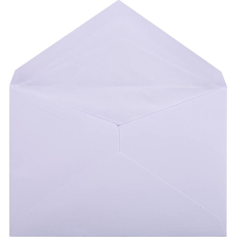 25 enveloppes C6(114x162mm) Diploma doublées gommées - extra blanc