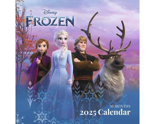 Disney Frozen 2025 wandkalender, 30x30 cm