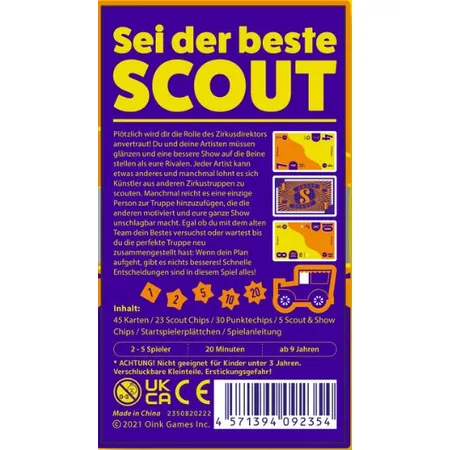 Asmodee Oink Games Scout