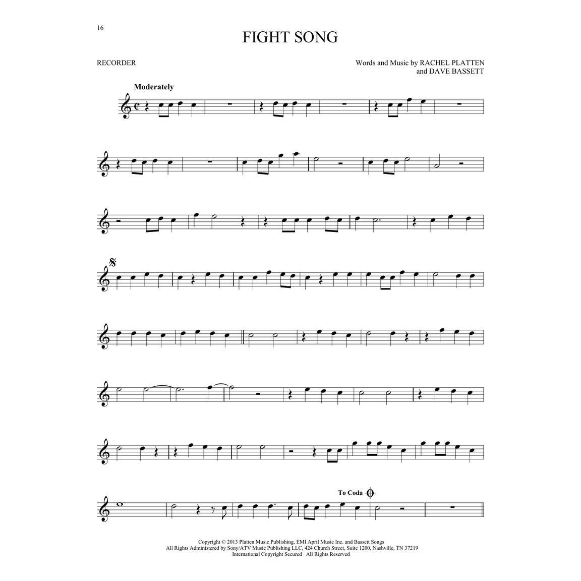 Hal Leonard First 50 Songs You Should Play on Recorder songboek voor blokfluit