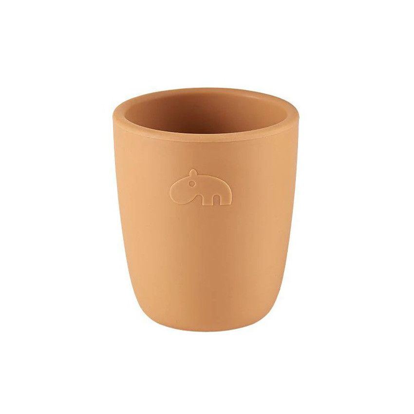 Tasse en silicone - Moutarde - Ecru
