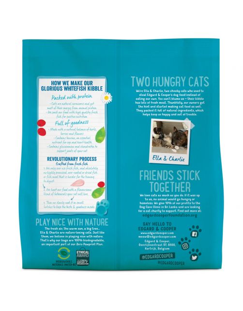 Edgard&Cooper Adult Witvis - Kattenvoer