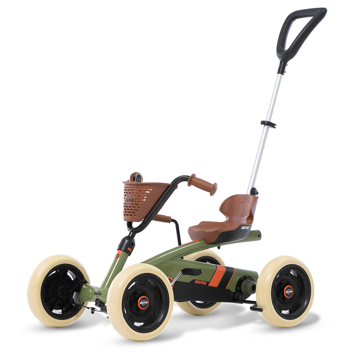 Bergtoys Berg Pedal Gokart Buzzy Retro 2-in-1 - Green