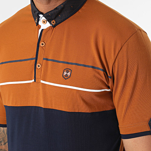 Polo Manches Courtes Marron