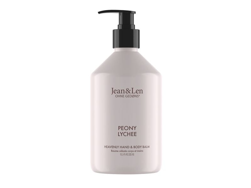 Jean & Len Body Lotion Hand and Body Balm Peony and Lychee Natürliche Körperlotion für duftastische Momente