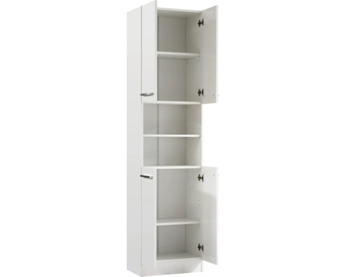 Pelipal Trier hoge kast, breedte 195,5 x 50 x 33 cm, wit, gedemonteerd