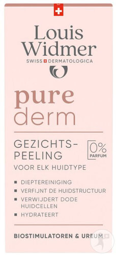 Louis Widmer Purederm Exfoliant Visage Sans Parfum Tube 50ml