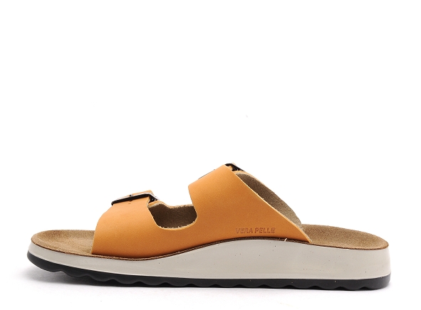 Flyflot mules et sabots plats femme frein orange