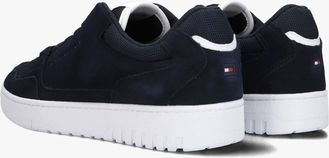 TOMMY HILFIGER blauwe tommy hilfiger lage sneakers th basket core