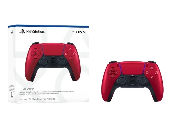 Sony | DualSense™ - Gamepad - trådløs - Bluetooth - for Sony PlayStation® 5 | Cosmic Red